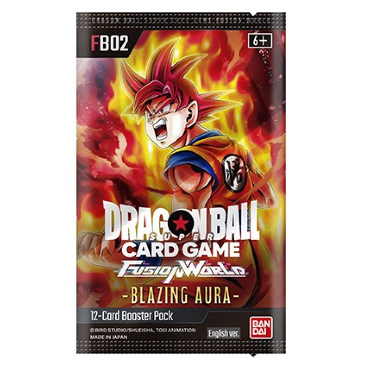 Dragon Ball Super Card Game Fusion World Booster Box Blazing Aura FB02
