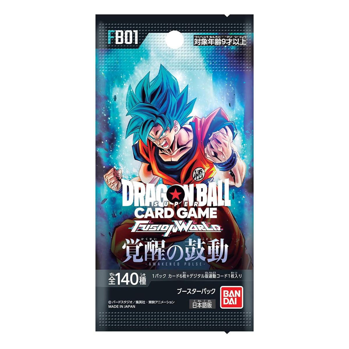 Dragon Ball Super Fusion World Awakened Pulse Booster Box Japanese FB-01