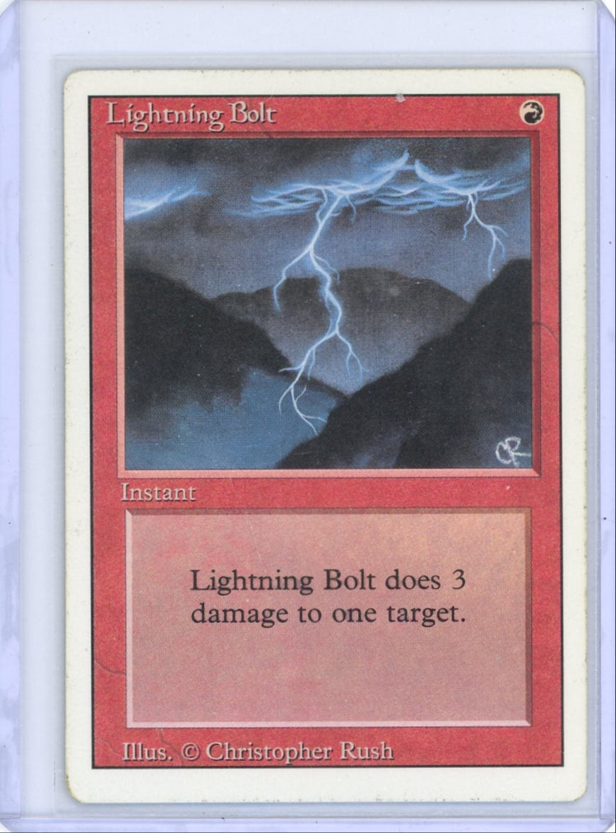 Lightning Bolt Magic the Gathering Unlimited #162